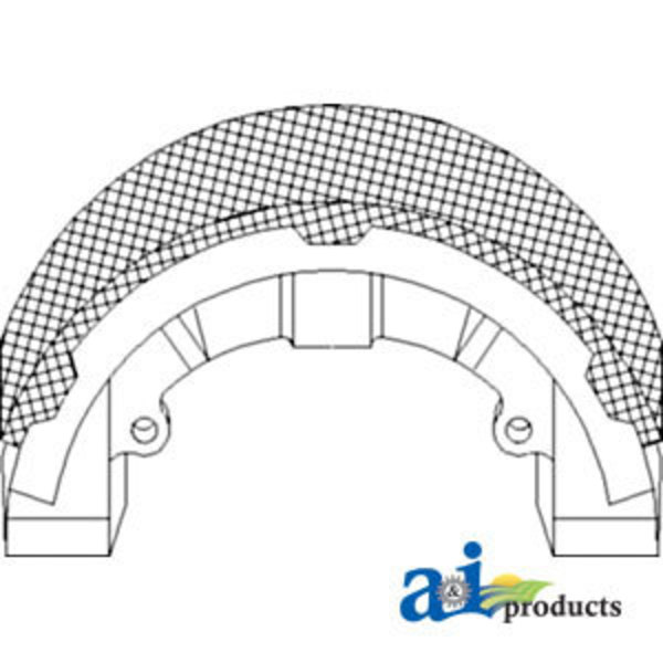 A & I Products Shoe, Brake 7" x4" x4" A-M805899